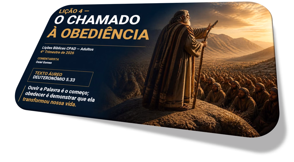 Slides Lição 4 CPAD 2026 – O Chamado à Obediência.