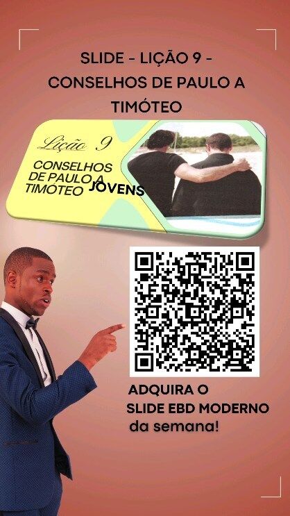 Slide EBD, Lição 9.  #ebd #slide escoladominical #cpad